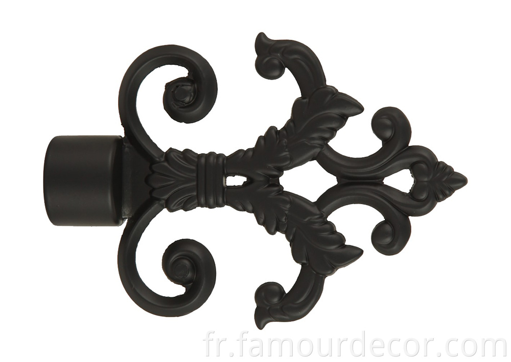 Elegant antique curtain rod